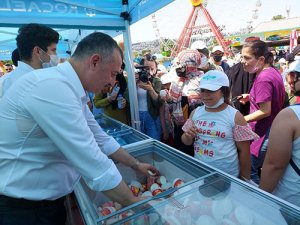 Karne sevinci lunaparkta coşkuya döndü