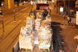 Manavgat’a yardım tırı yola çıktı