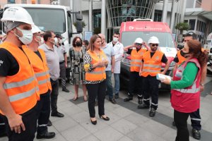 İzmit Belediyesinin yardım ekibi de Muğla’ya yola çıktı