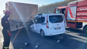 Akmeşe'de feci kaza:1 ÖLÜ