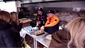 Büyükşehir yemek tırı Ukrayna sınırında