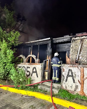 Kartepe'de restoranda yangın çıktı