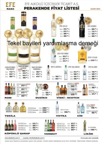  Sigaranın ardından bir zam da alkollü içeceklere