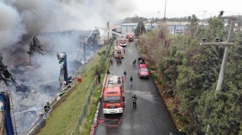 8 saatlik çalışma ile söndürüldü