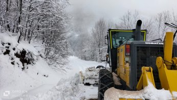 Büyükşehir’in kar mesaisi devam ediyor