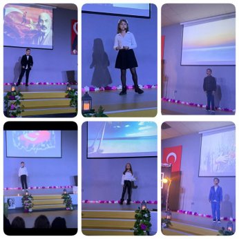 3 Nisan İlkokulunda muhteşem şiir dinletisi