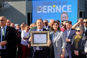 Sertif Gökçe, görevi eski başkandan devraldı