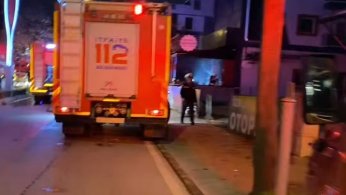 Restoran alevlere teslim oldu