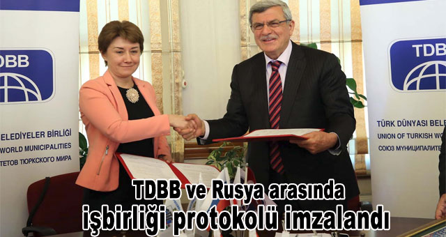   TDBB ve Rusya Şehirler Birliği arasında işbirliği protokolü imzalandı