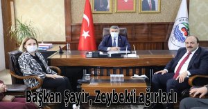  Başkan Şayir, Zeybek’i ağırladı 