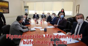 Pişmaniyeciler Meydanı’ndaki büfe ihaleye çıktı