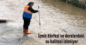 İzmit Körfezi ve derelerdeki su kalitesi izleniyor