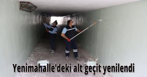 Yenimahalle’deki alt geçit yenilendi