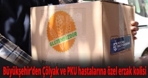 Büyükşehir’den Çölyak ve PKU hastalarına özel erzak kolisi