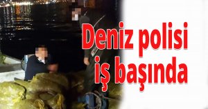 Deniz polisi iş başında