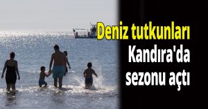 Deniz tutkunları Kandıra'da sezonu açtı