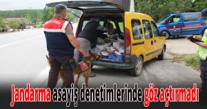 Jandarma asayiş denetimlerinde göz açtırmadı