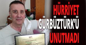 Hürriyet’in hediyeleri Gürbüztürk’ü duygulandırdı
