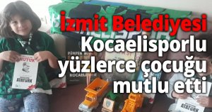 İzmit Belediyesi, Kocaelisporlu yüzlerce çocuğu mutlu etti