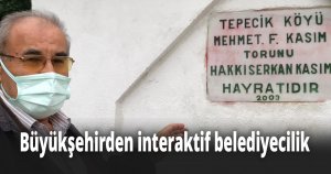 Vatandaş sosyal medyadan istedi, Başkan Büyükakın yerine getirdi
