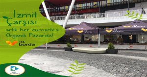 İzmit Çarşısı şimdi de Organik Pazar’da