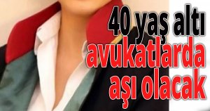 Avukatlarda aşı proğramına katıldı