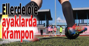 Ellerde oje, ayaklarda krampon