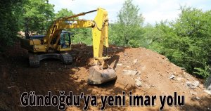  Gündoğdu’ya yeni imar yolu 