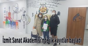 İzmit Sanat Akademisi’nde ilk kayıtlar başladı
