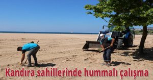 Kandıra sahillerinde hummalı çalışma