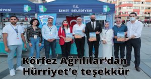 Körfez Ağrılılar’dan Hürriyet’e teşekkür