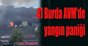 41 Burda AVM'de yangın paniği