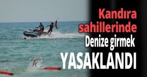 Kandıra sahillerinde denize girmek yasaklandı