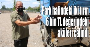 Tırının aküleri çalınmasın diye özel kapak yaptırdı, hırsızlar kapağı bile çaldı