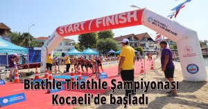  Biathle Triathle Şampiyonası Kocaeli’de başladı