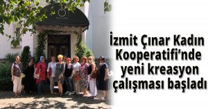 İzmit Çınar Kadın Kooperatifi’nde yeni kreasyon çalışması başladı