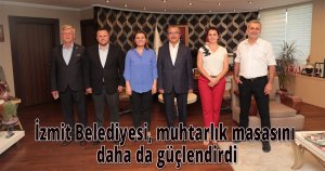 İzmit Belediyesi, muhtarlık masasını daha da güçlendirdi