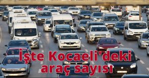 İşte Kocaeli'deki araç sayısı