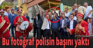 Bu fotoğraf polisin başını yaktı