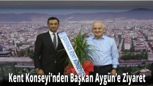 Kent Konseyi’nden Başkan Aygün’e Ziyaret