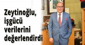  Zeytinoğlu, işgücü verilerini değerlendirdi