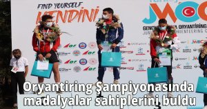 Oryantiring Şampiyonasında madalyalar sahiplerini buldu