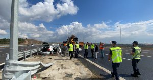 Kuzey Marmara Otoyolu'ndaki kazada 1 kişi hayatını kaybetti 
