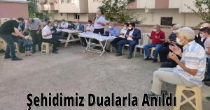 Şehidimiz Dualarla Anıldı