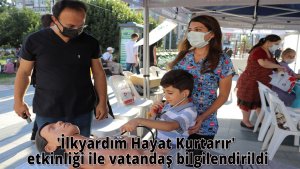 'İlkyardım Hayat Kurtarır' etkinliği ile vatandaş bilgilendirildi