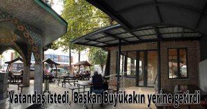 Vatandaş istedi, Başkan Büyükakın yerine getirdi