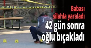 Babası silahla yaraladı