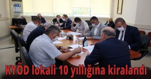 KYÖD lokali 10 yıllığına kiralandı