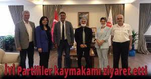 İYİ Partililer kaymakamı ziyaret etti
