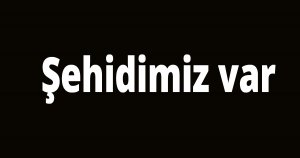 Şehidimiz var